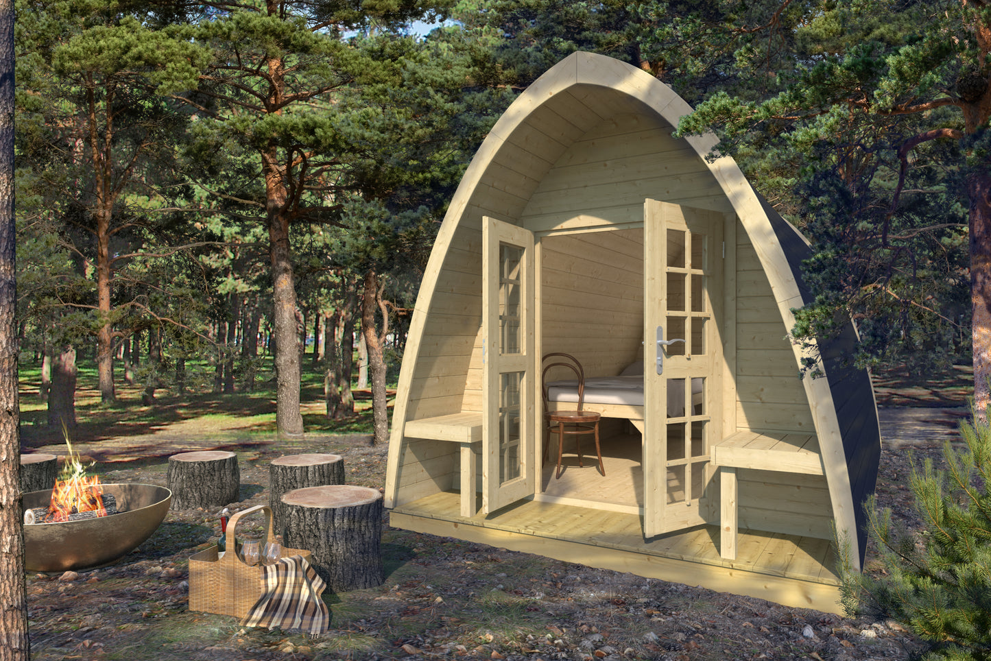 Glamping Pod 400