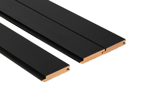 Painel de Revestimento Interior STS4 Black 15x90mm Amieiro (Alder)
