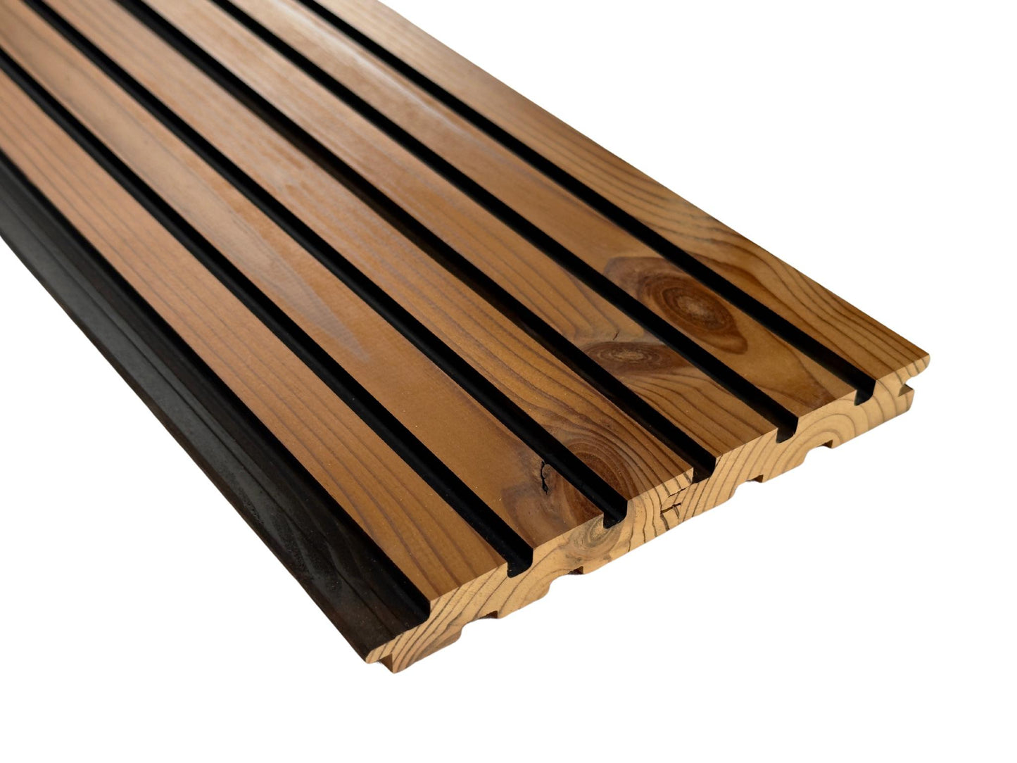 Painel SOLA 17x90mm (Pinho Termomodificado) - Pacote de 6 peças - Nordicasas