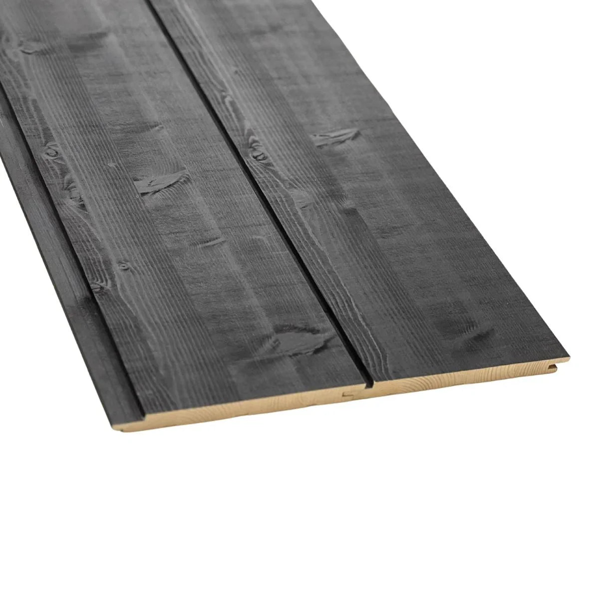 Painel STRUKTUURI 15x176mm (Abeto - Preto) - Pacote de 5 peças - Nordicasas