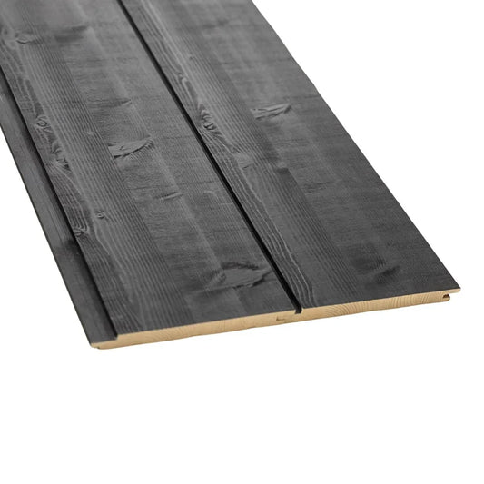 Painel STRUKTUURI 15x176mm (Abeto - Preto) - Pacote de 5 peças - Nordicasas