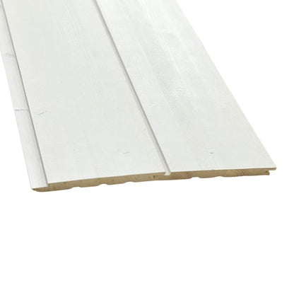 Painel STRUKTUURI 15x176mm (Abeto - Branco Puro) - Pacote de 5 peças - Nordicasas